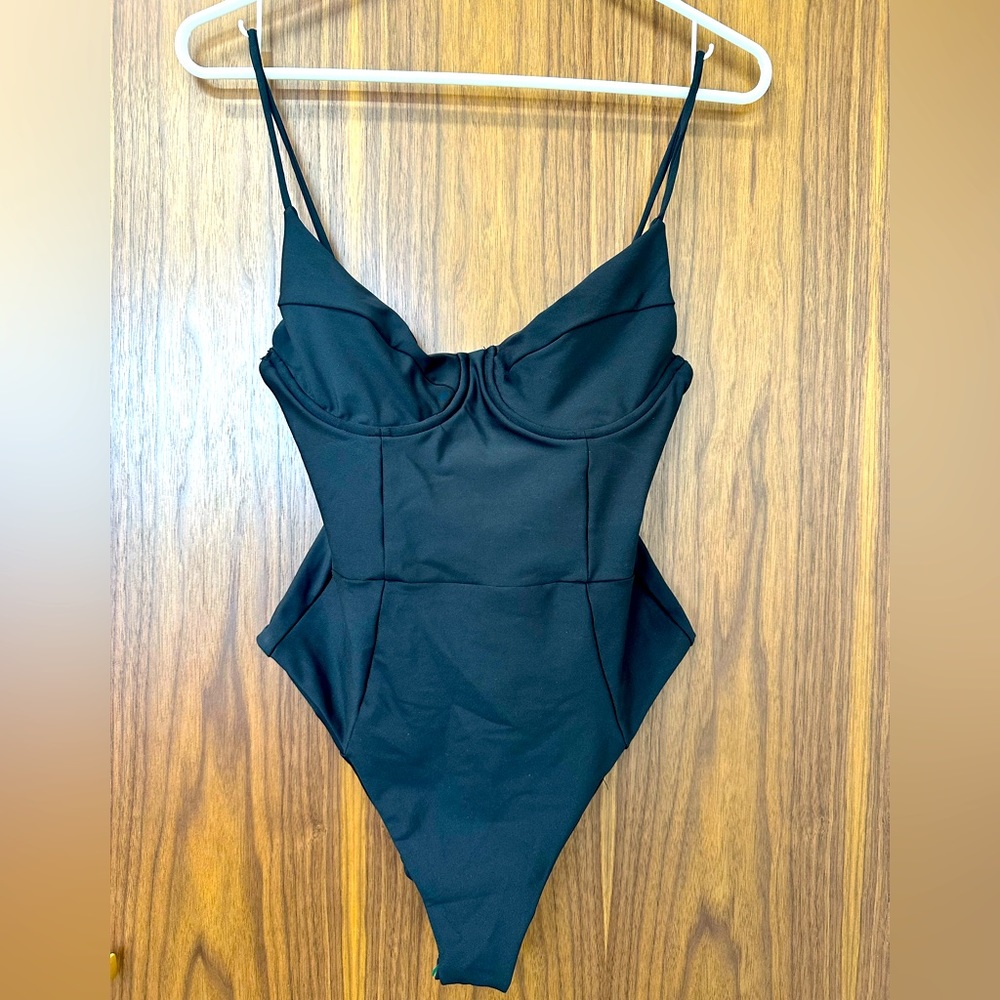 Skatie brand one piece swim “Rachel” - black